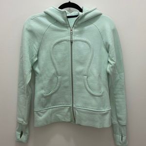 Lululemon Full-Zip Scuba Hoodie Seafoam Green Size 6